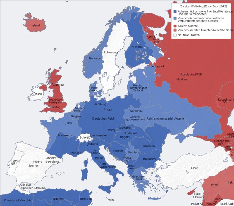 
               Армия СССР освободила 11 стран Центральной и Юго-Восточной Европы во время Второй мировой войны
            
