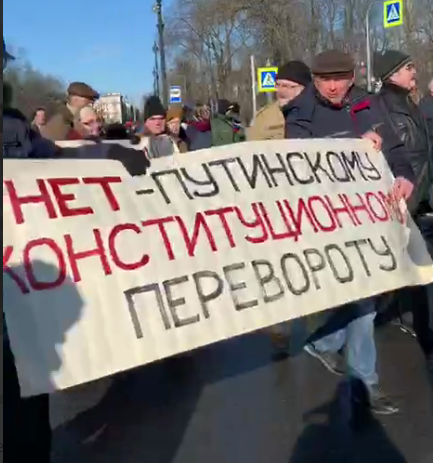Петербургские оппозиционеры забыли о памяти Немцова и вышли с призывами свергнуть власть