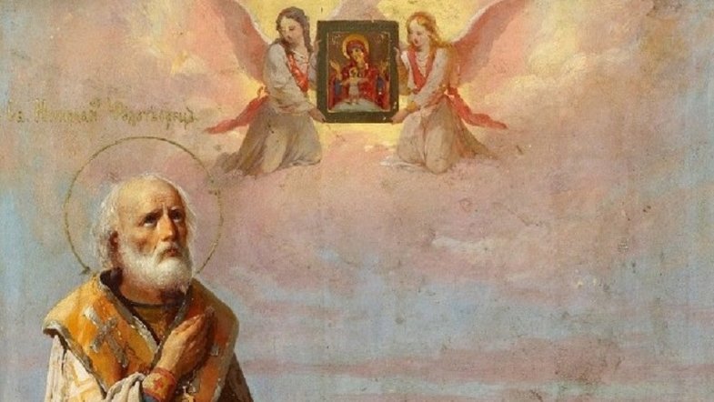 Молитва Николаю Чудотворцу, изменяющая судьбу и на замужество, читается перед иконой святителя