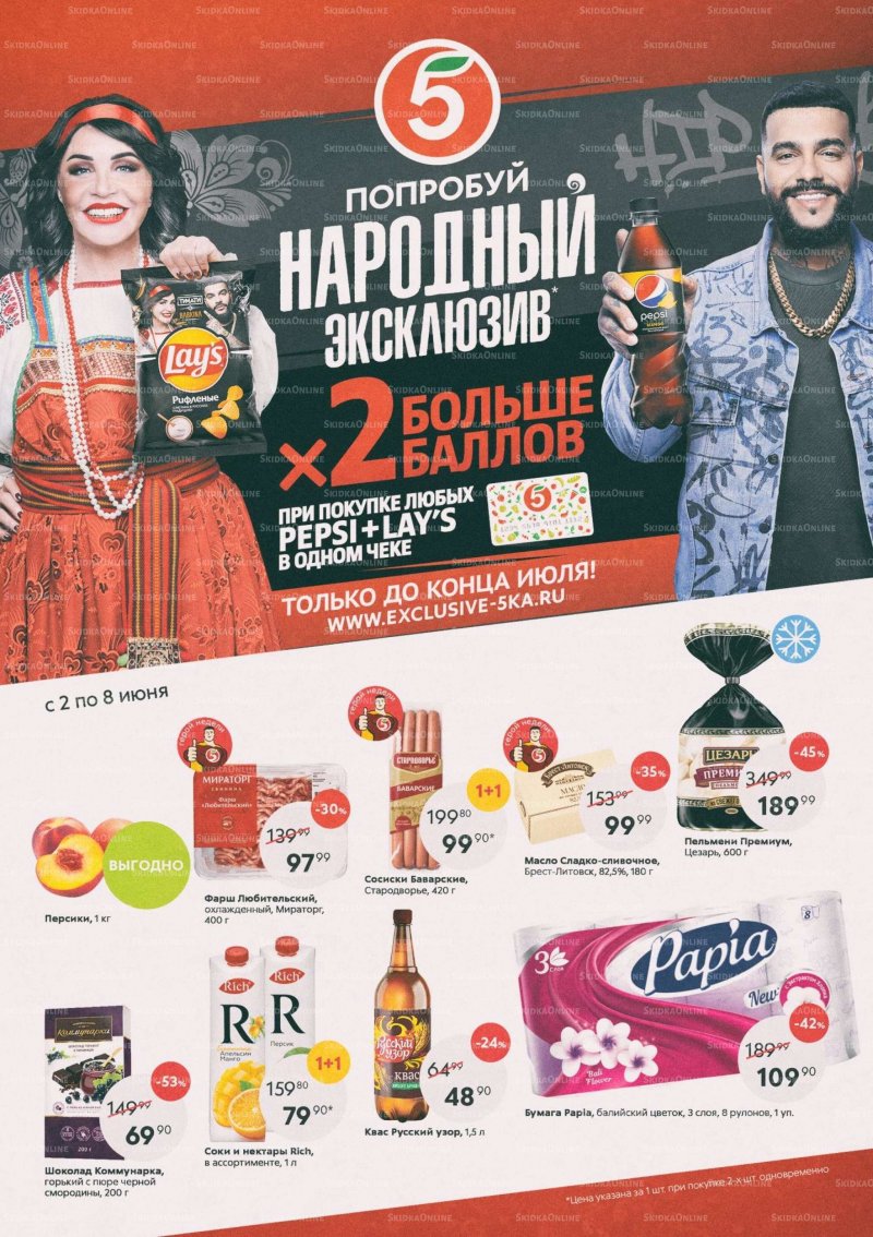 Акции в «Пятерочке», работающие с 2 июня 2020 года в Москве и Московской области, новый каталог скидок для покупателей