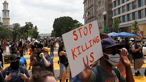 12-й день демонстраций в США: протесты в американских городах после смерти Джорджа Флойда не прекращаются